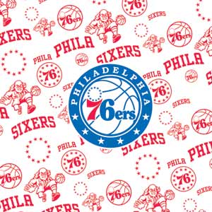 NBA Philadelphia 76ers Blast Fast Charge Wireless Charging Stand Skin